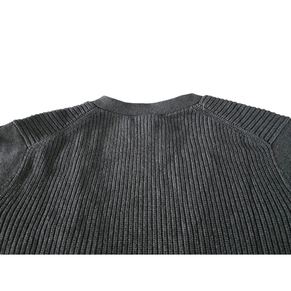 Lands End Womens Cardigan Sweater Size 2X Gray 100% Cotton with Pockets - Picture 6 of 8
